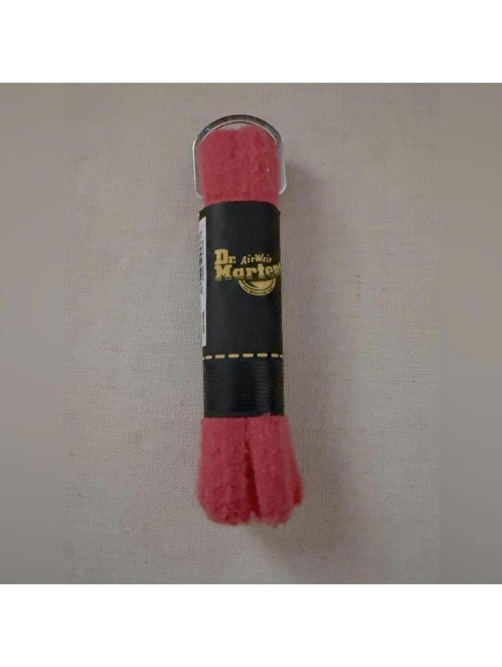 Dr. Martens AirWare pink fuzzy teddy bear shoe laces NWT